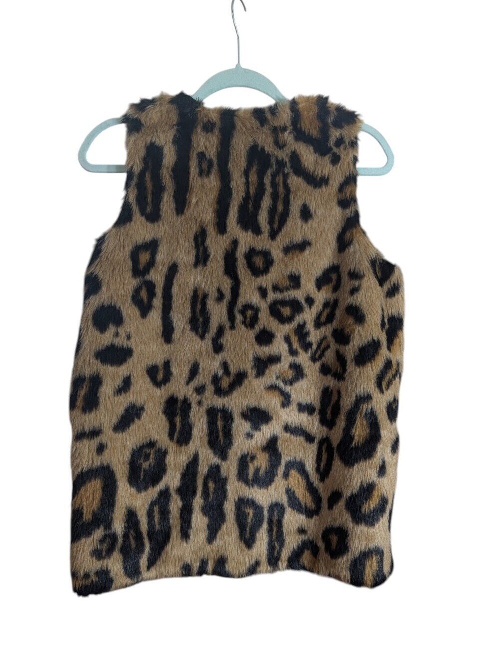 Romeo + Juliet Couture Faux Fur Leopard Print Vest Size Medium NWT - Picture 4 of 9